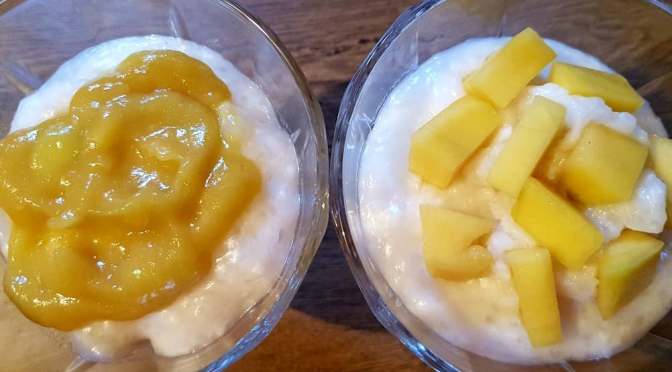 Tapioca Pudding with Mango topping – AIP and Paleo